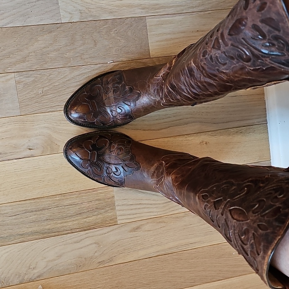 Women's Johnny Ringo Puma Brown 15" Boots JRS806-14 Womens 8.5 - Picture 13 of 15